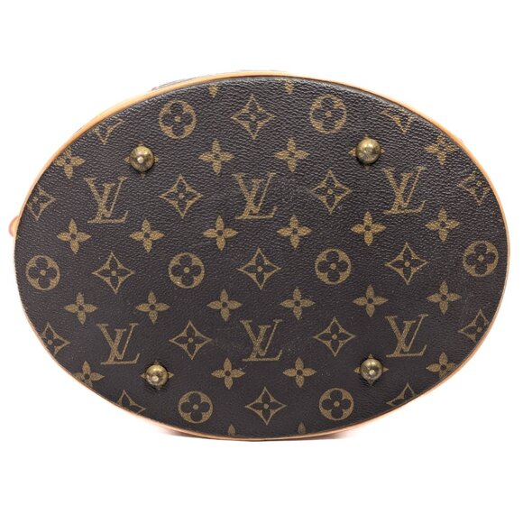LOUIS VUITTON Bucket GM Monogram Canvas - Renewed Leather - Picture 7 of 15